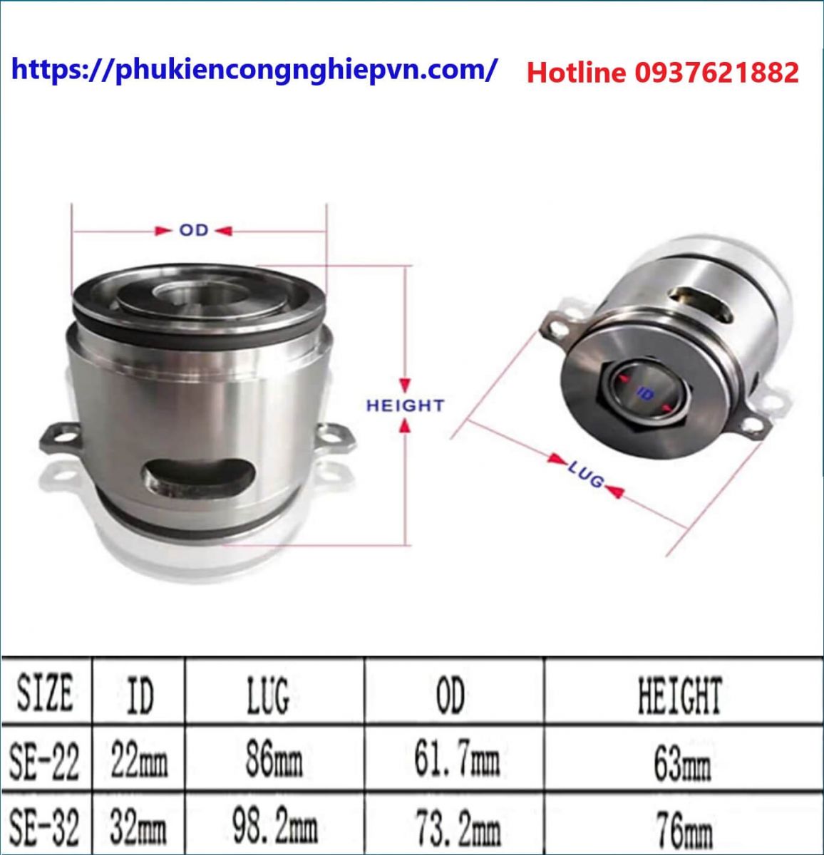 Phớt máy bơm SE,SEG,SL,SL1,SLV-1